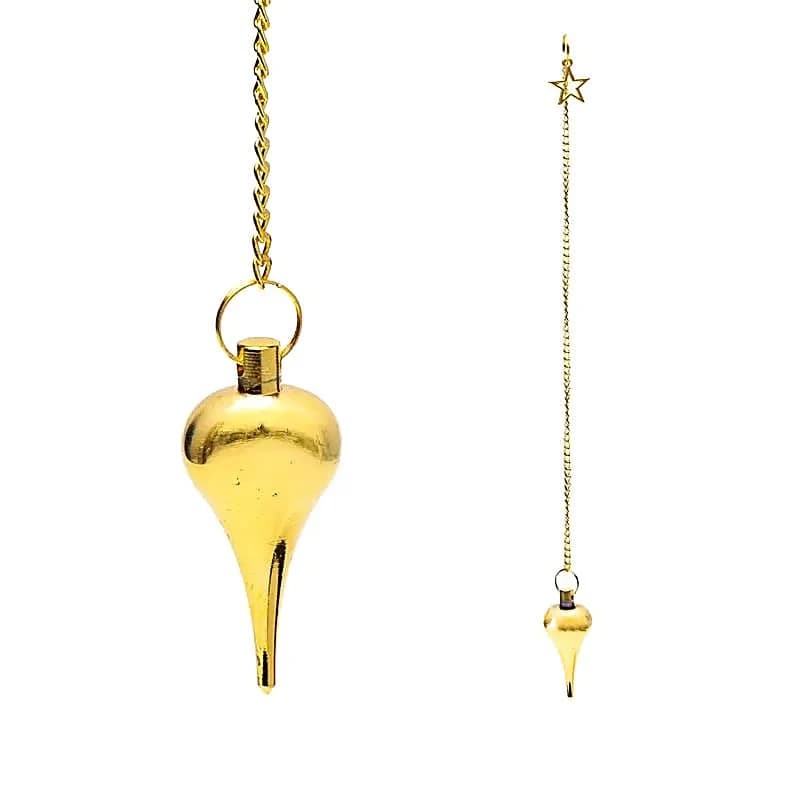 Pendule étoile couleur or (sachet velours)